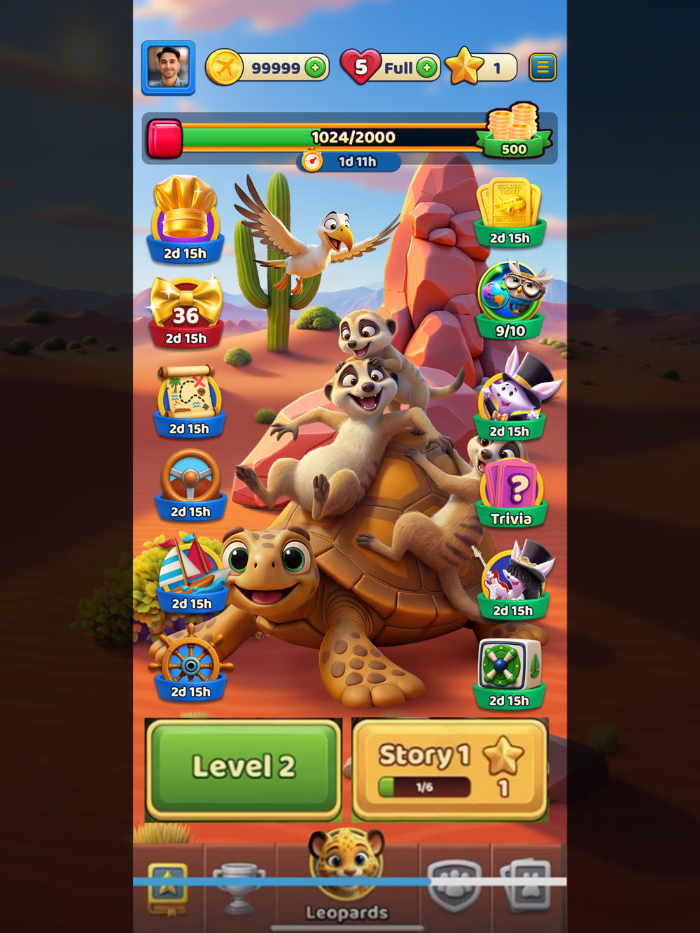 Animal Crush — Meerkat level art