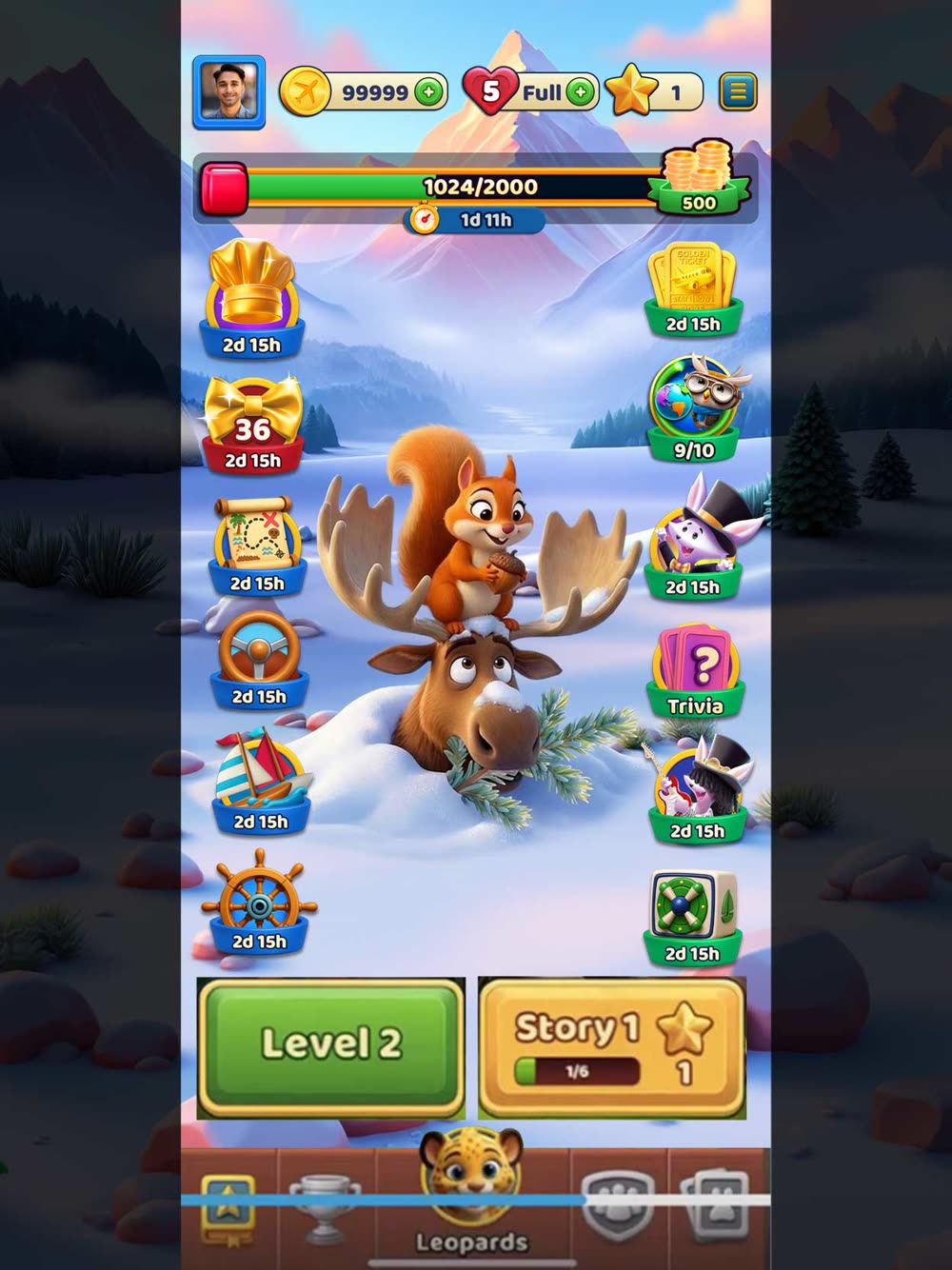 Animal Crush — Moose level art